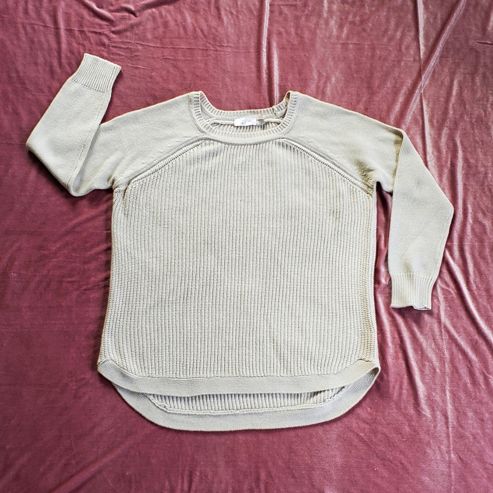 Rowca Cotton Blend Crew Neck Pullover